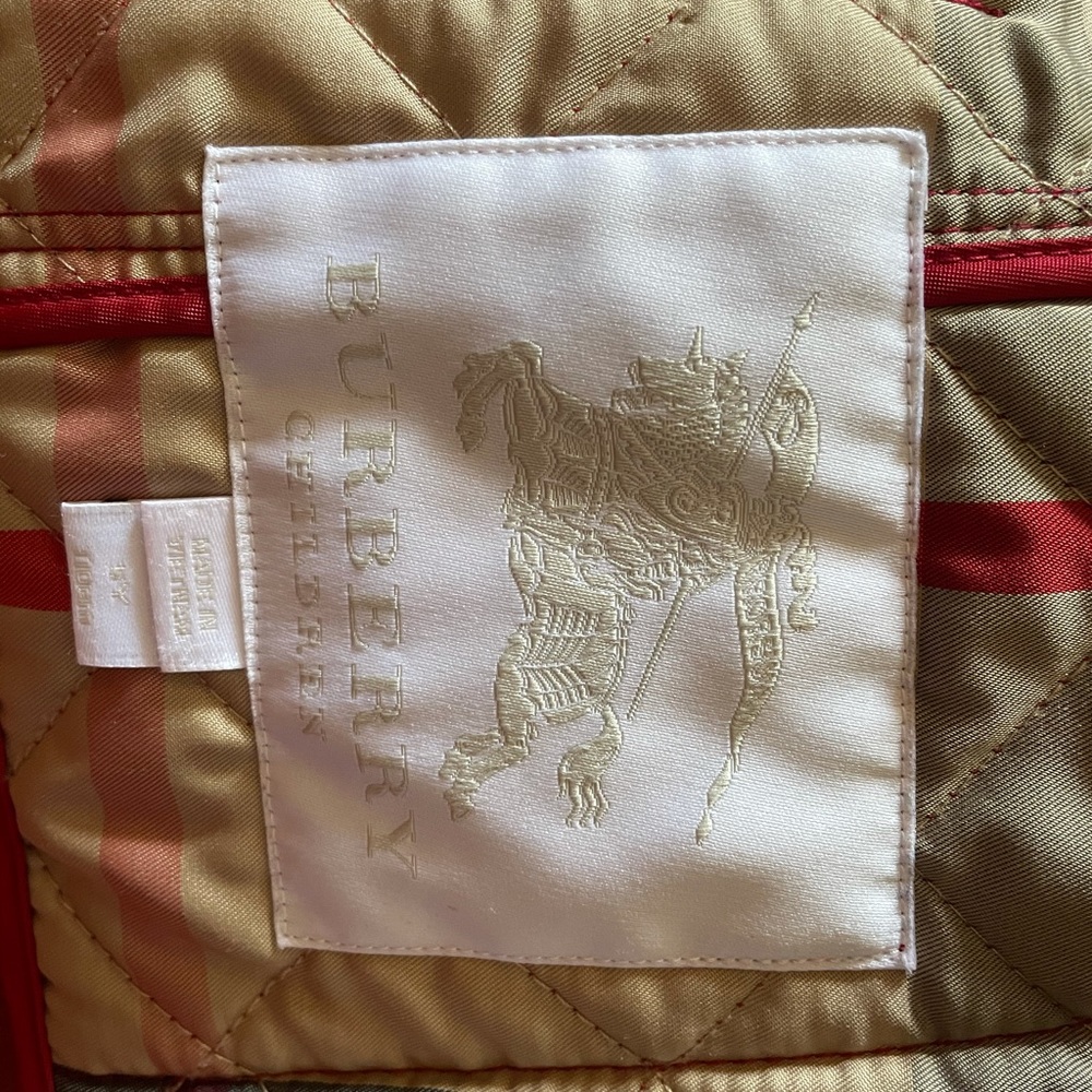 Burberry quilted jacket